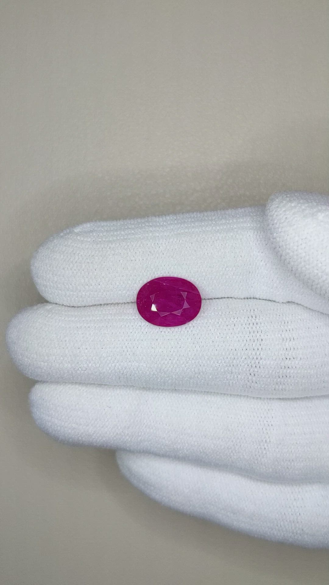 2.67 Ct. Ruby from Mozambique Size Video