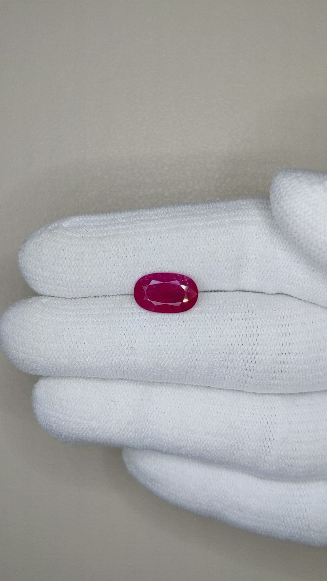 2.42 Ct. Ruby from Mozambique Size Video