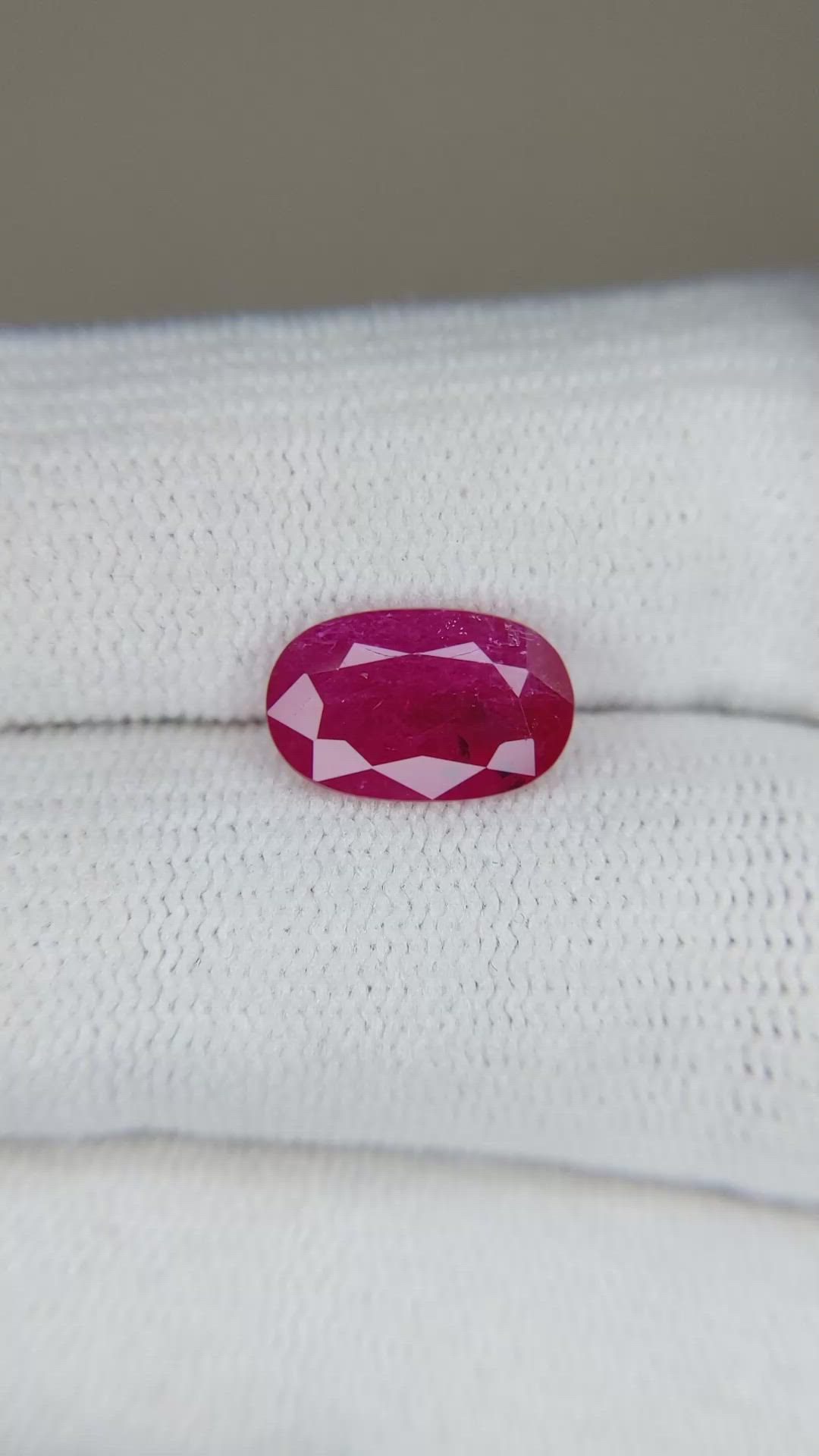 2.42 Ct. Ruby from Mozambique Size Video