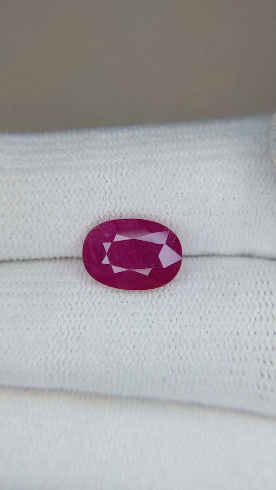 3.04 Ct. Ruby from Mozambique Size Video