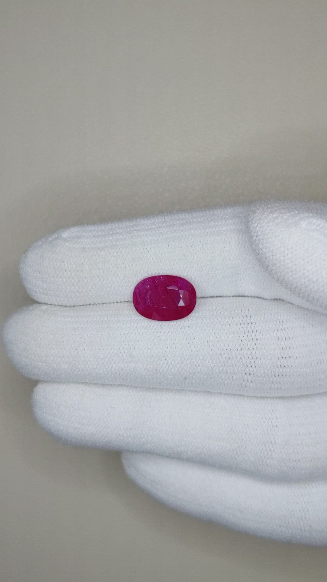 3.04 Ct. Ruby from Mozambique Size Video