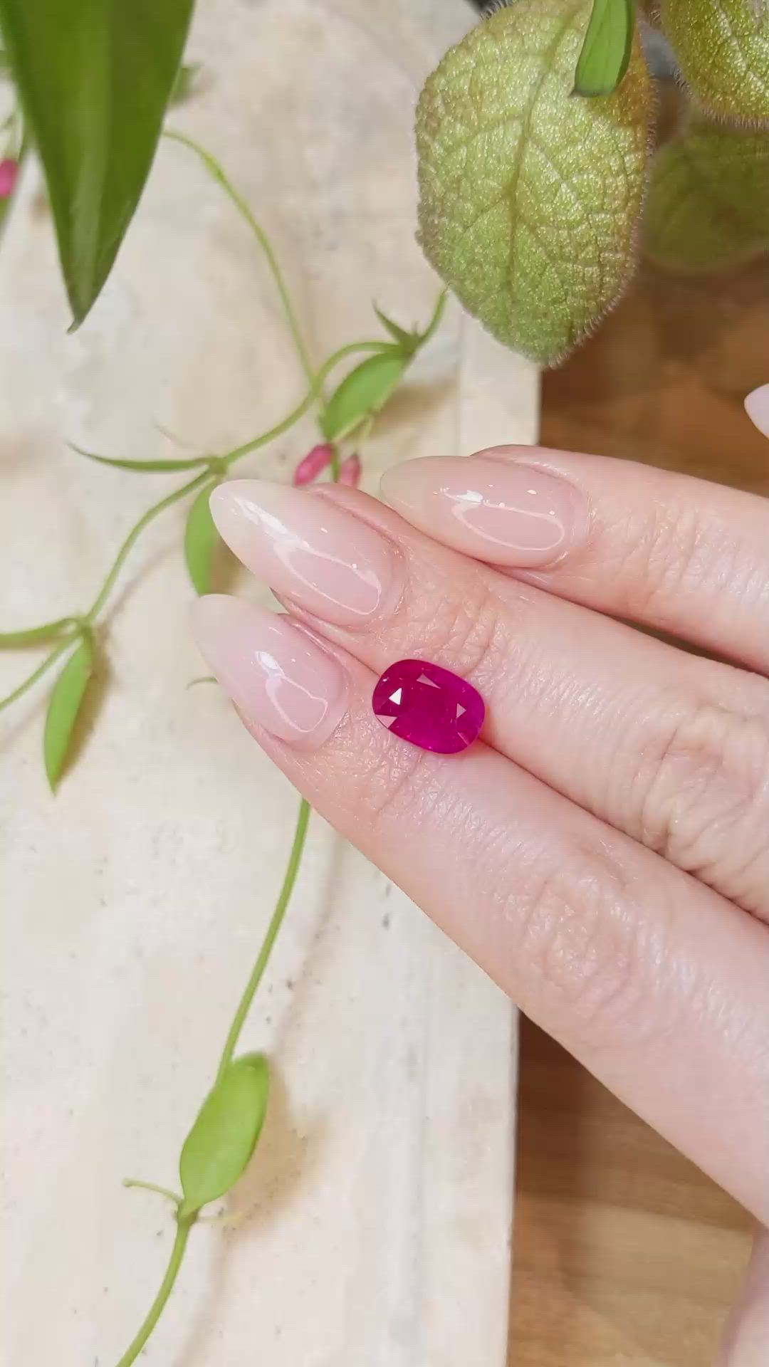 3.13 Ct. Ruby from Mozambique Size Video