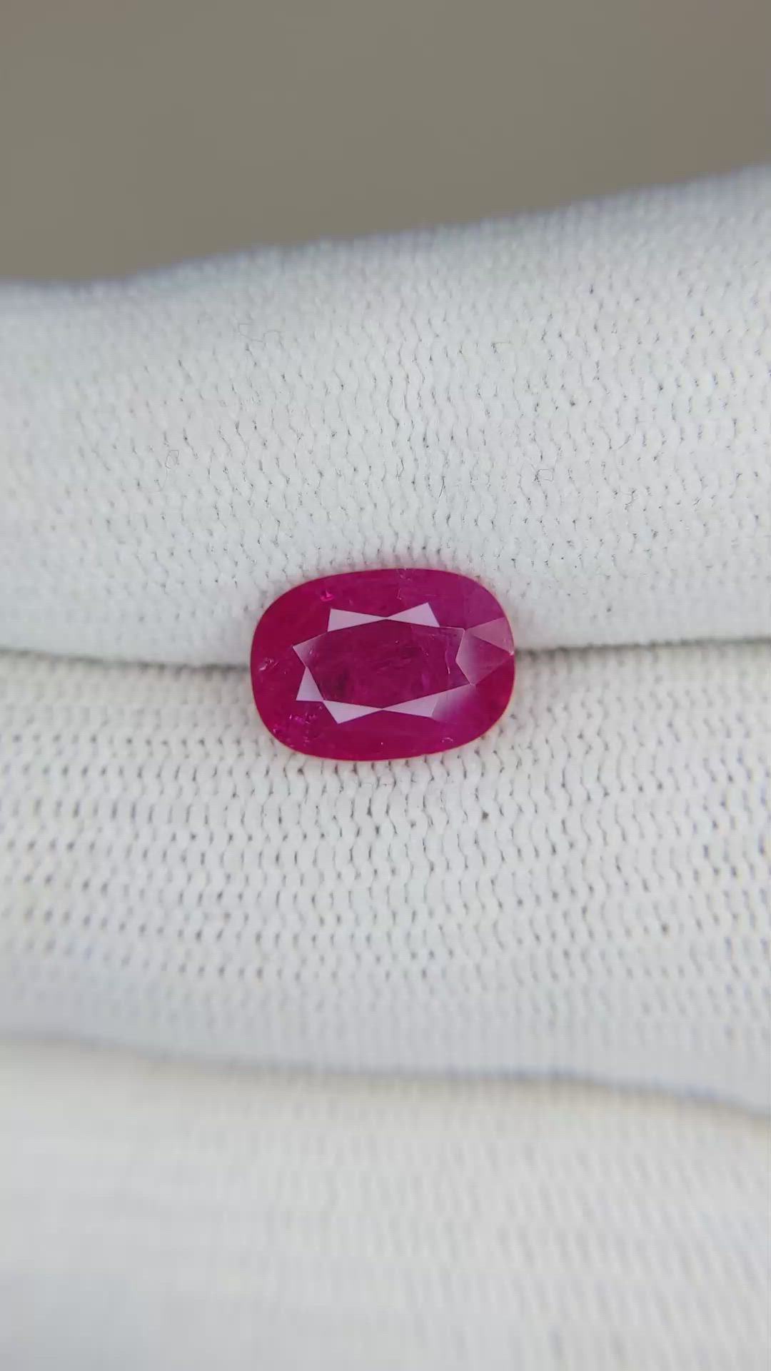 3.13 Ct. Ruby from Mozambique Size Video
