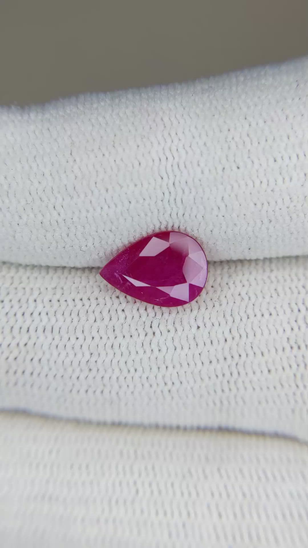 2.32 Ct. Ruby from Mozambique Size Video