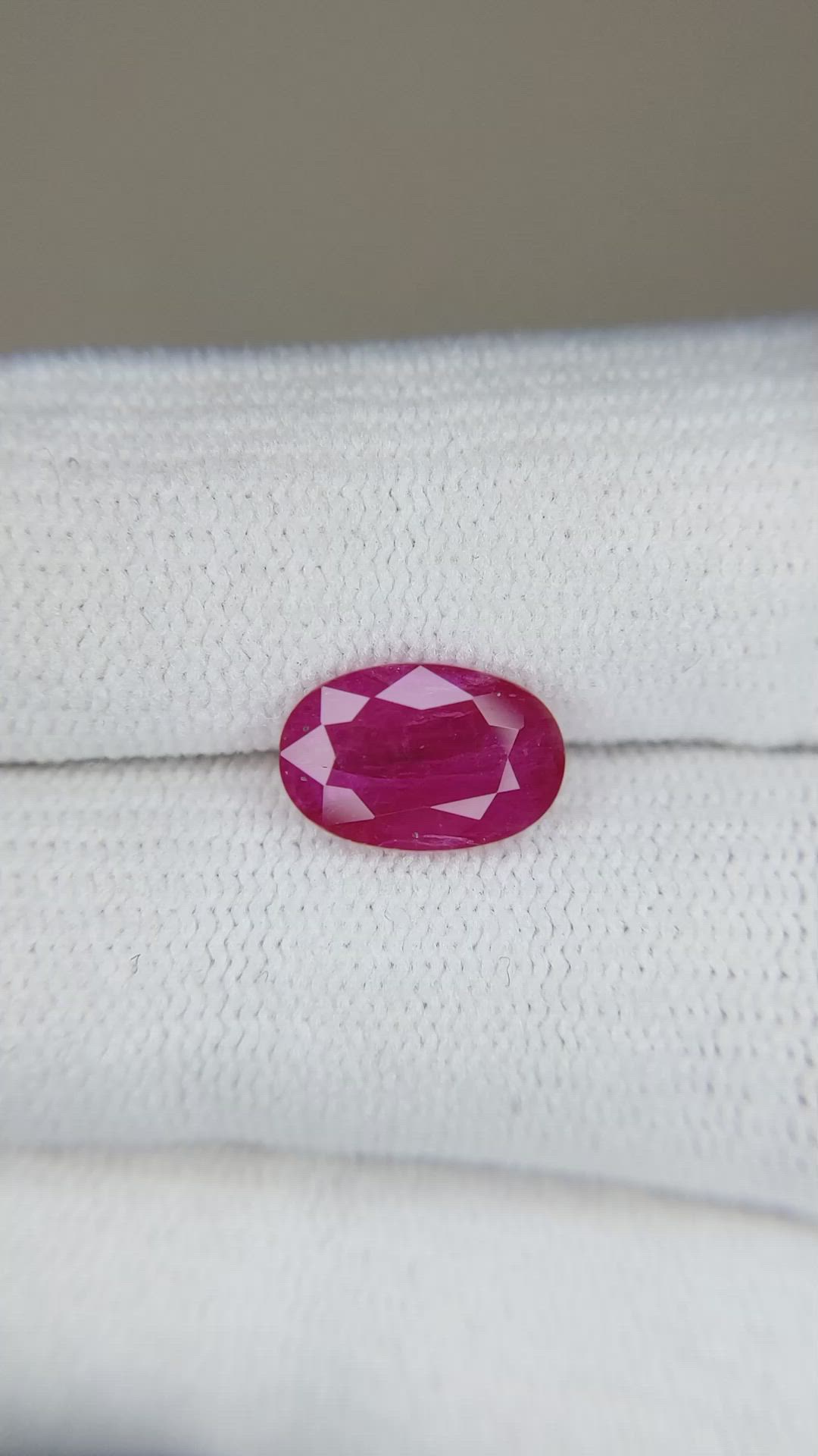 2.32 Ct. Ruby from Mozambique Size Video
