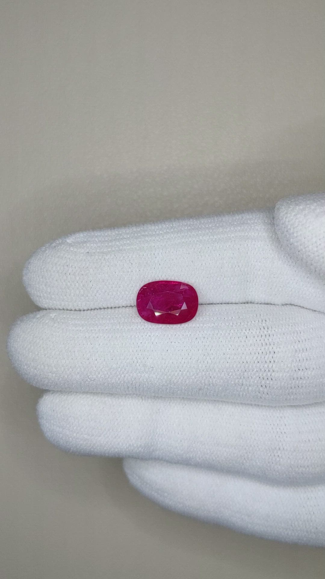 2.41 Ct. Ruby from Mozambique Size Video
