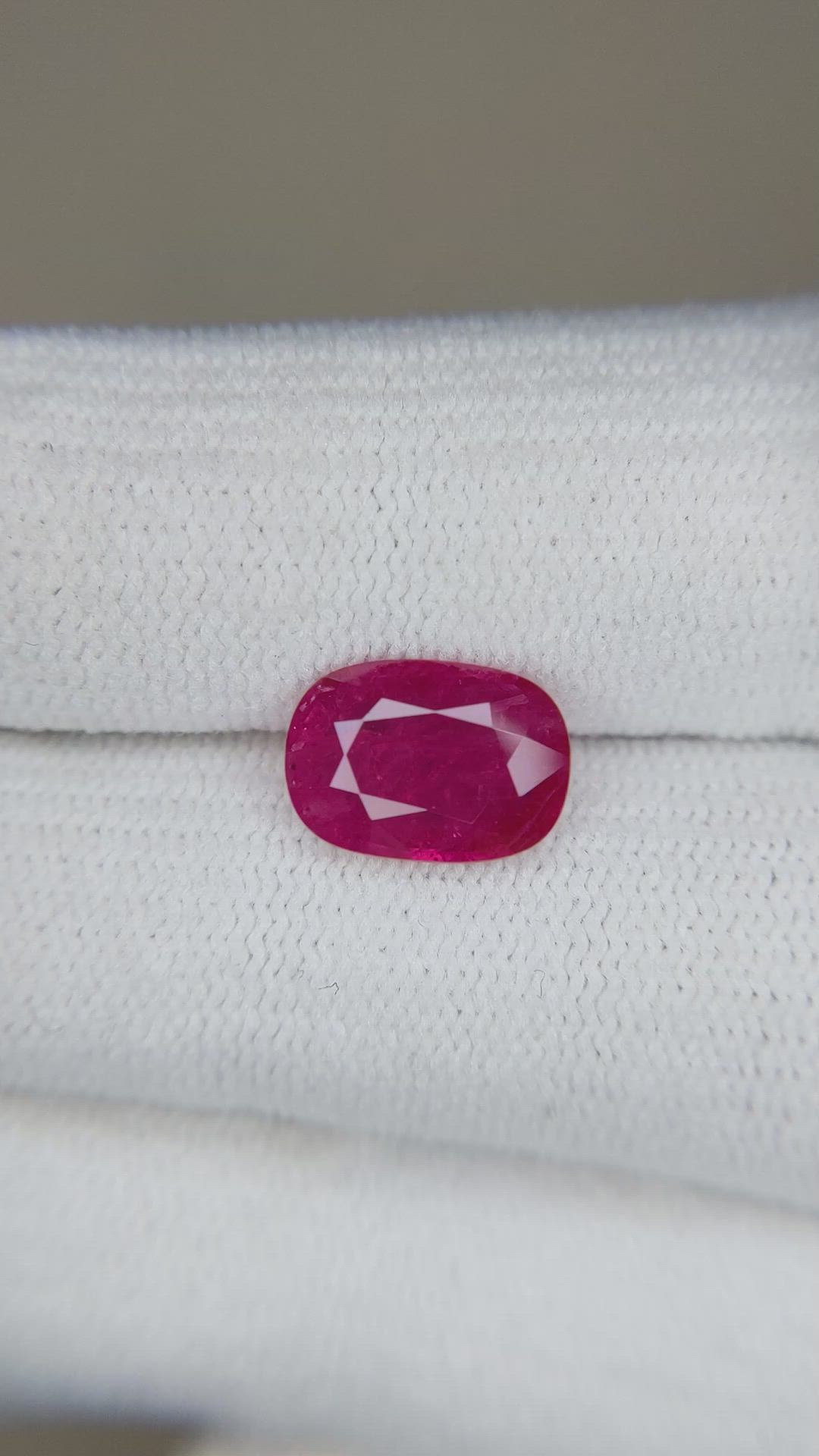 2.41 Ct. Ruby from Mozambique Size Video