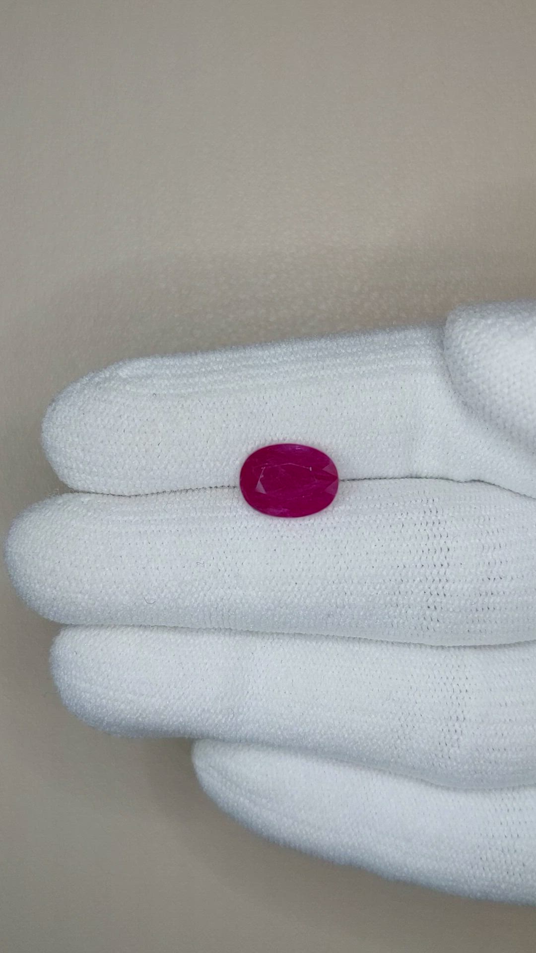 3.04 Ct. Ruby from Mozambique Size Video