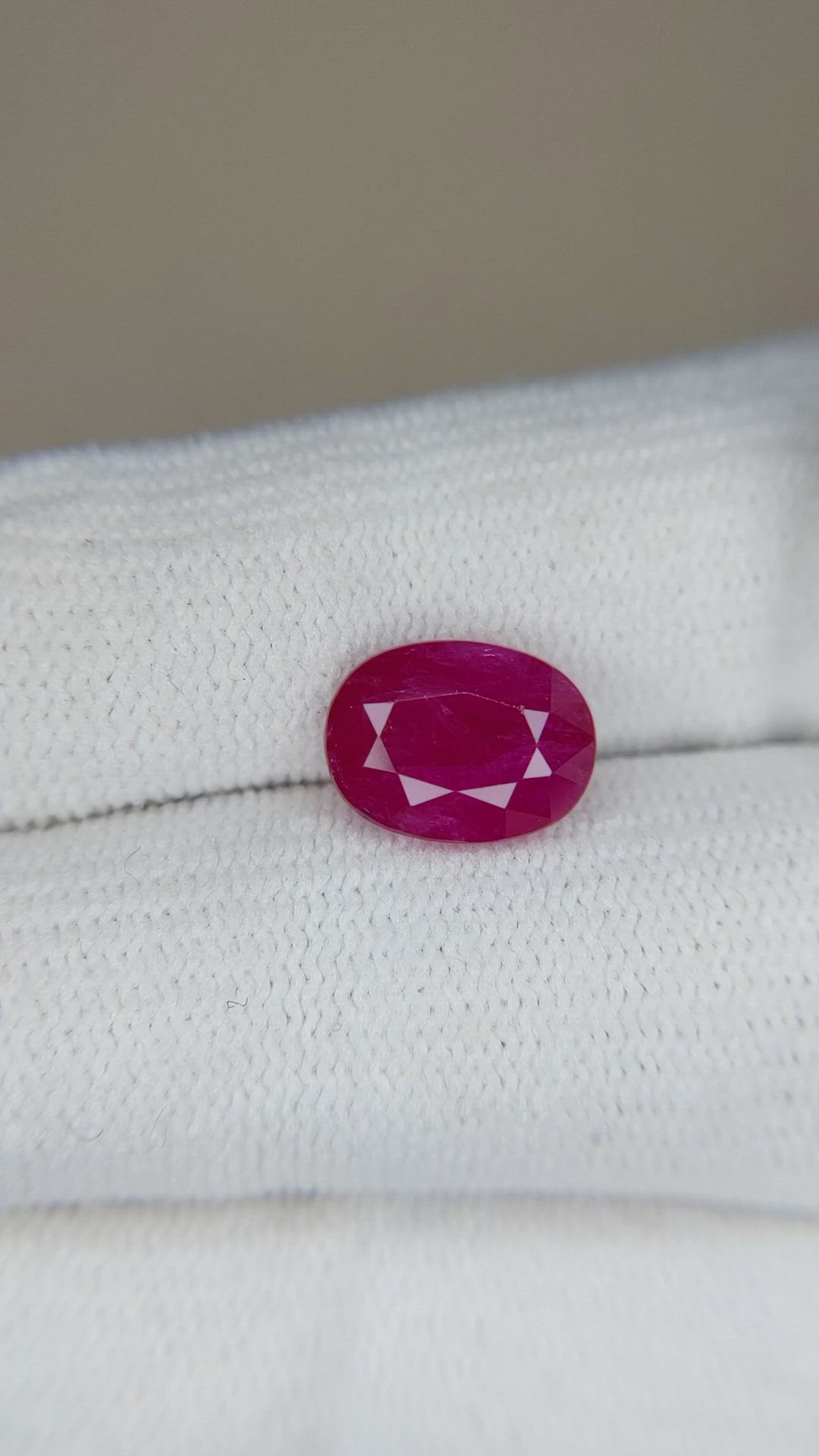 3.04 Ct. Ruby from Mozambique Size Video