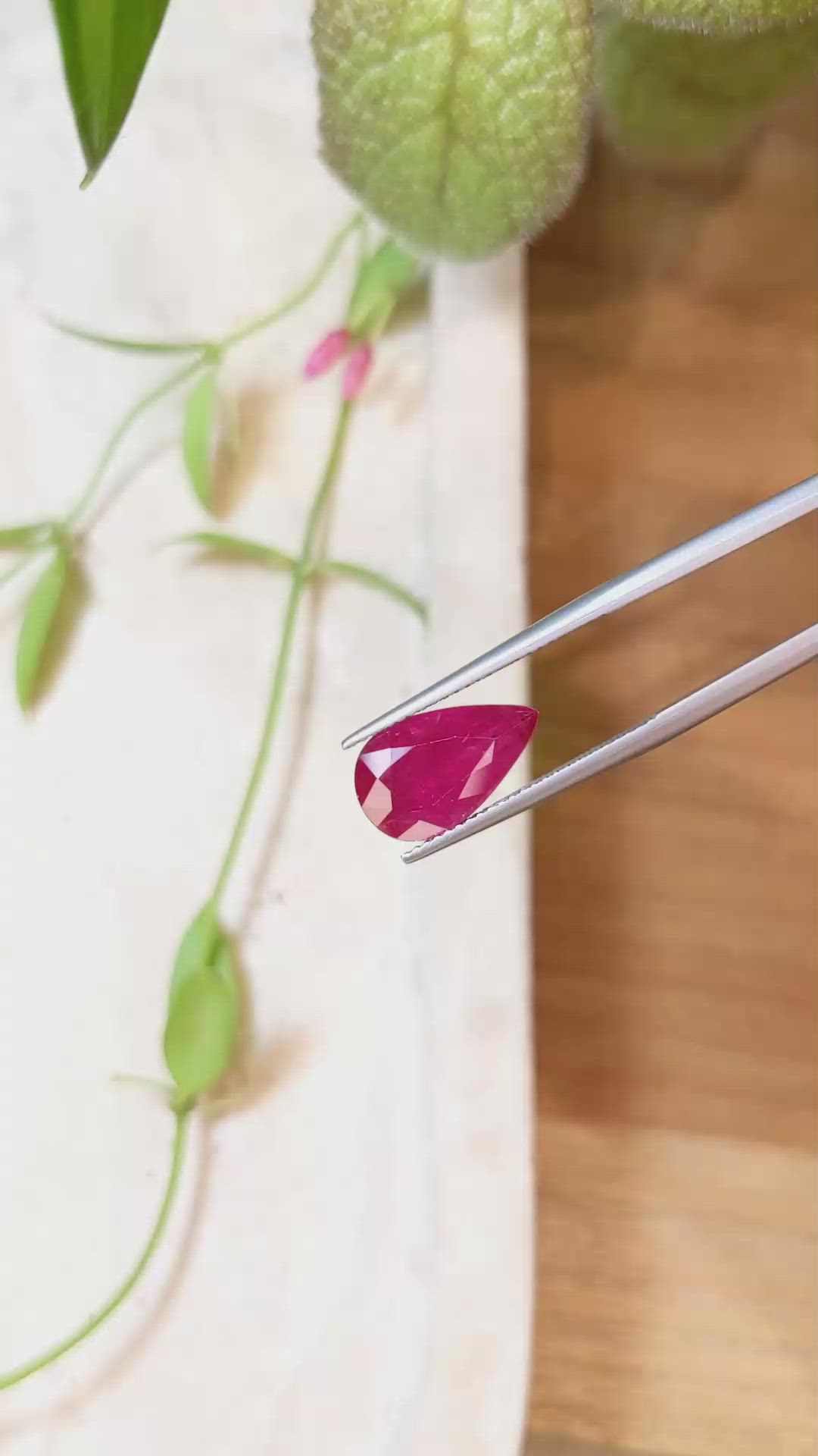 5.08 Ct. Ruby from Mozambique Size Video