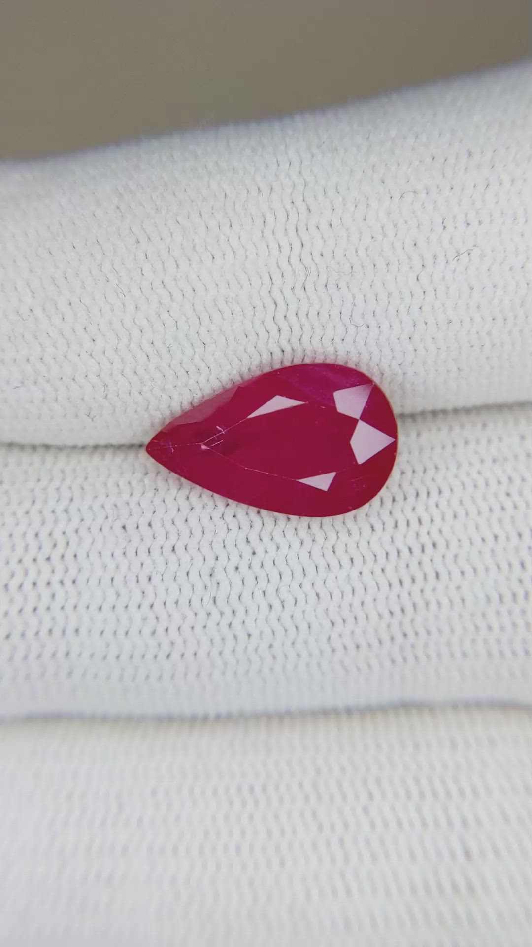 5.08 Ct. Ruby from Mozambique Size Video