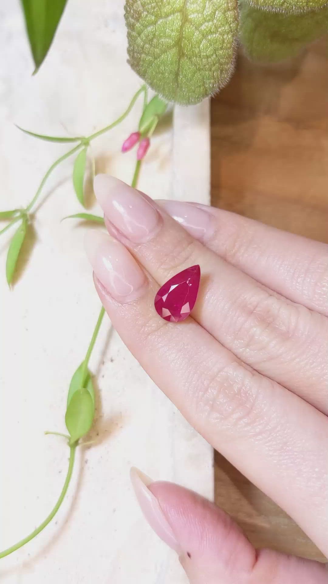 5.08 Ct. Ruby from Mozambique Size Video