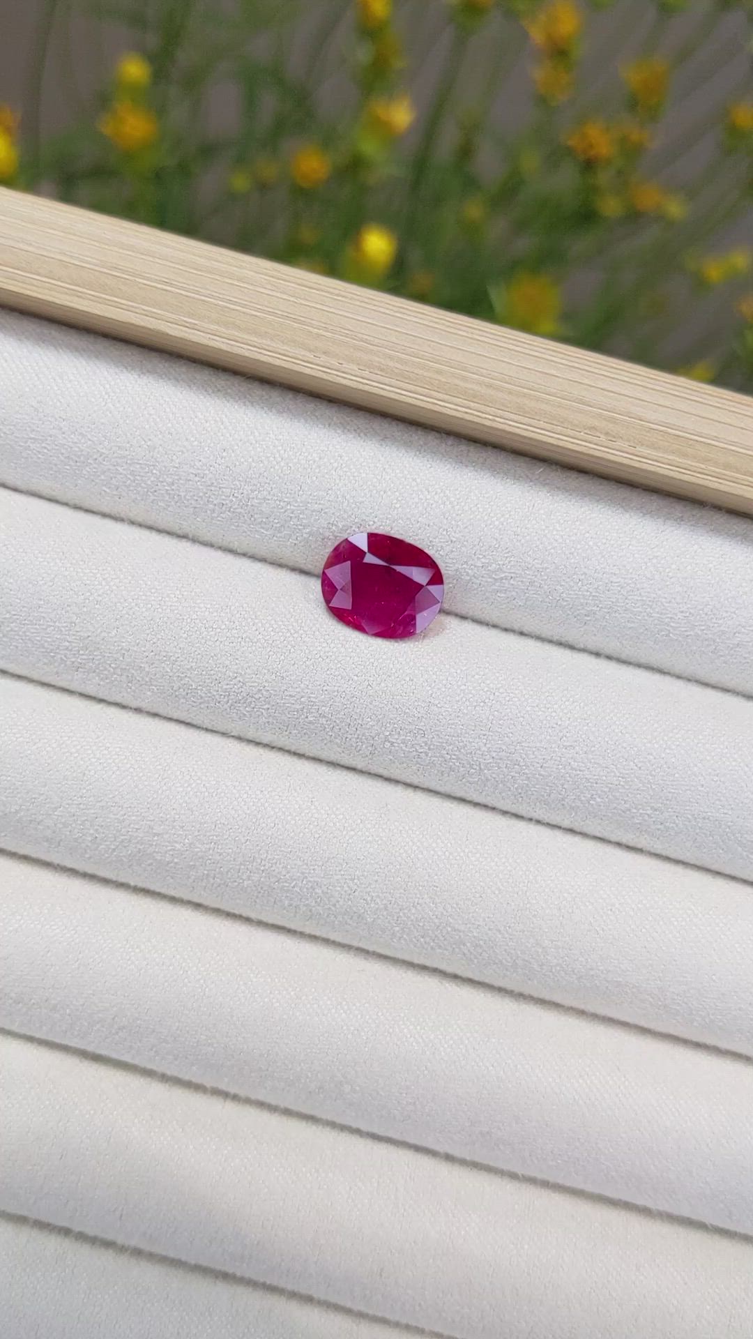 3.28 Ct. Ruby from Mozambique Size Video