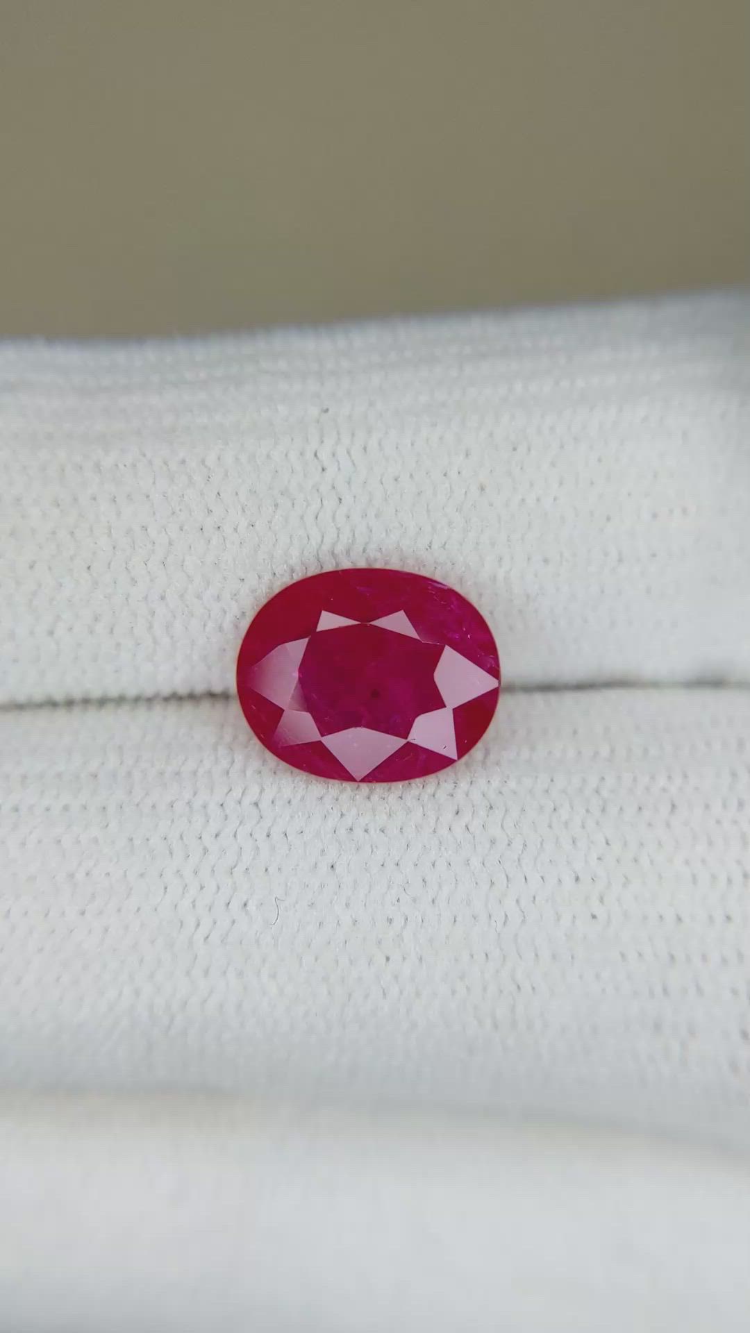 2.68 Ct. Ruby from Mozambique Size Video