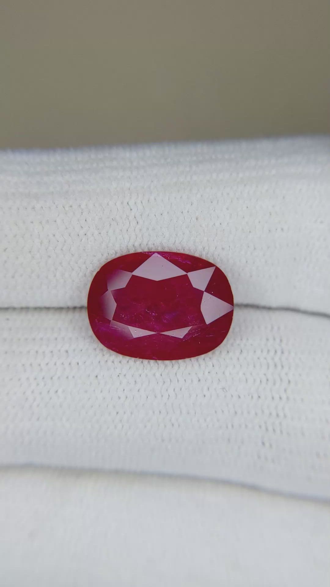 4.32 Ct. Ruby from Mozambique Size Video