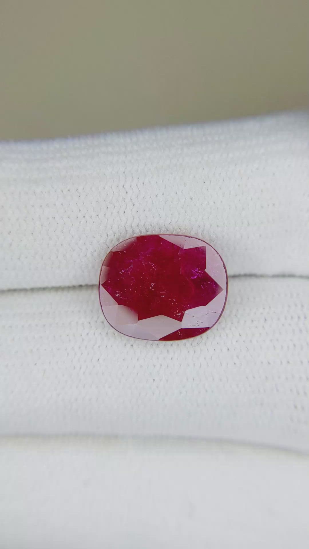 4.79 Ct. Ruby from Mozambique Size Video