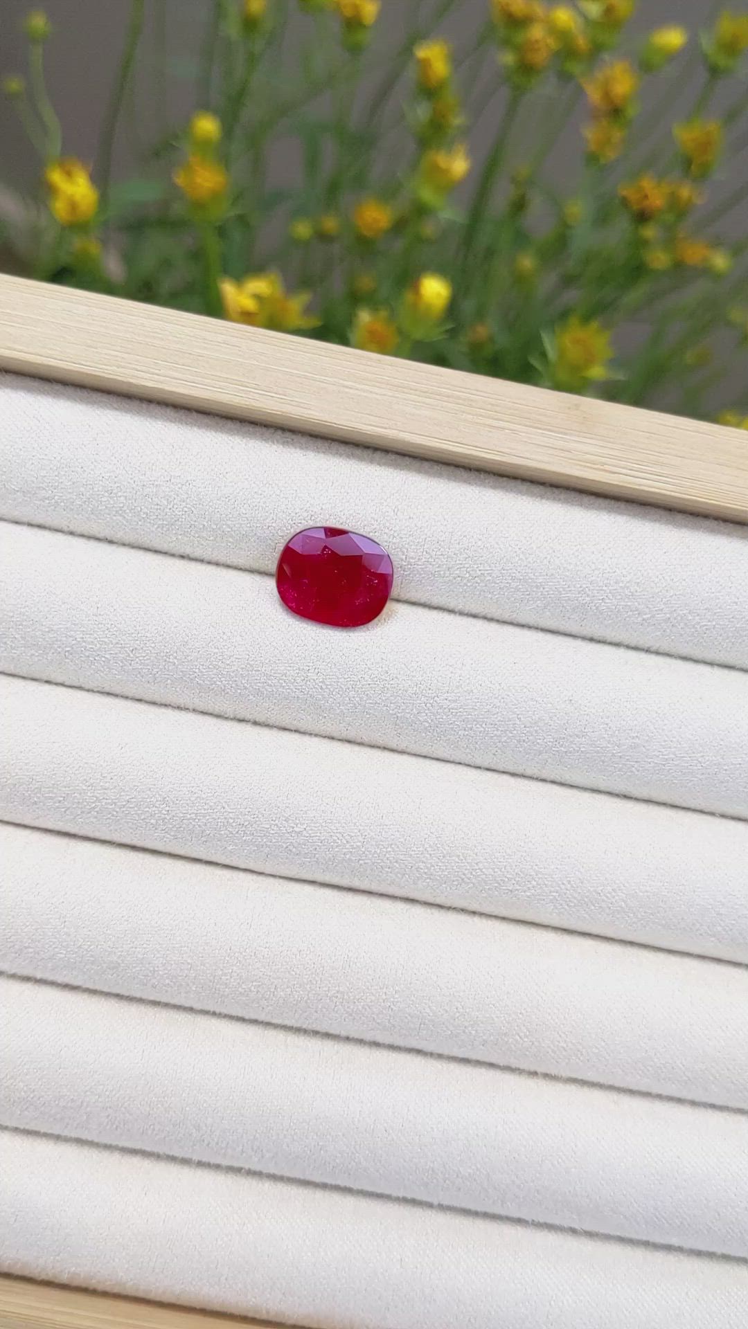 4.79 Ct. Ruby from Mozambique Size Video