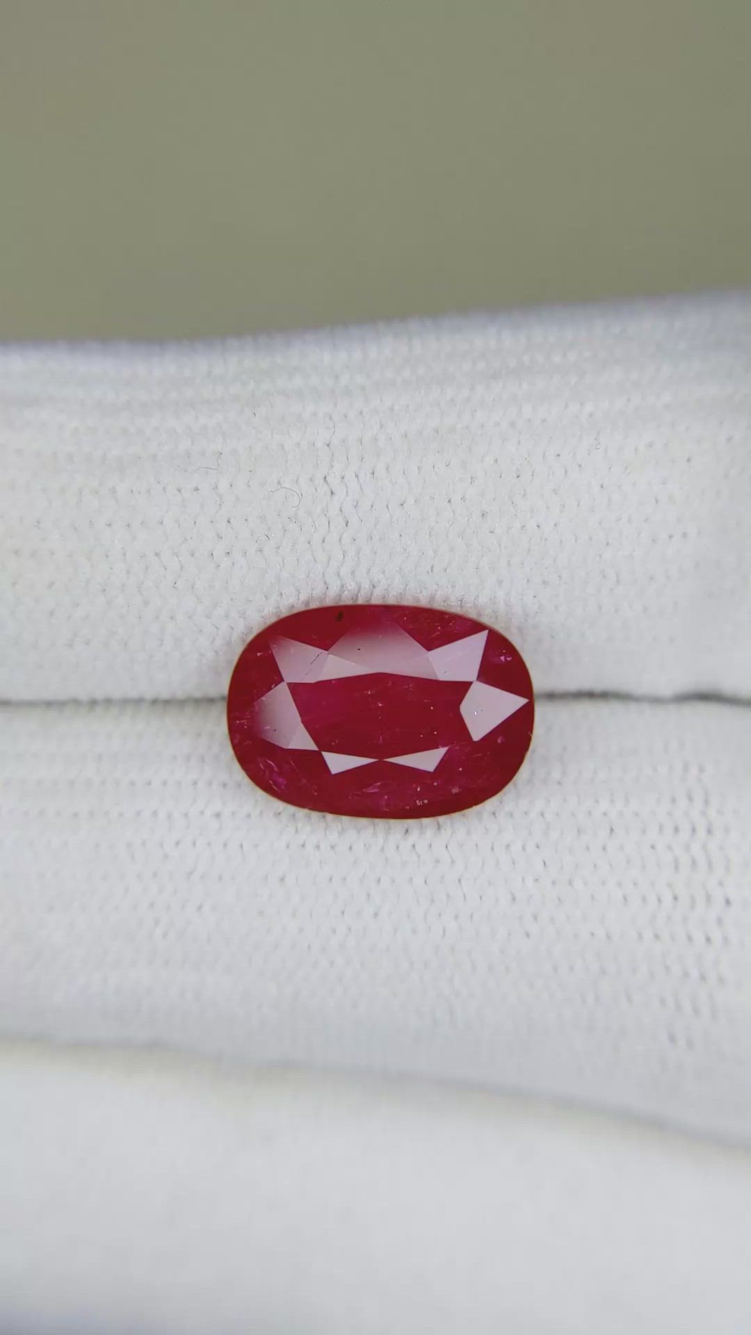 4.02 Ct. Ruby from Mozambique Size Video