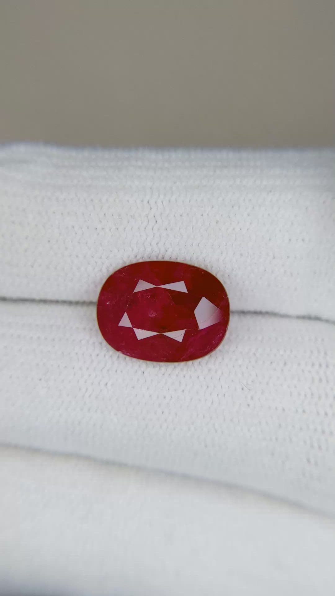 4.31 Ct. Ruby from Mozambique Size Video