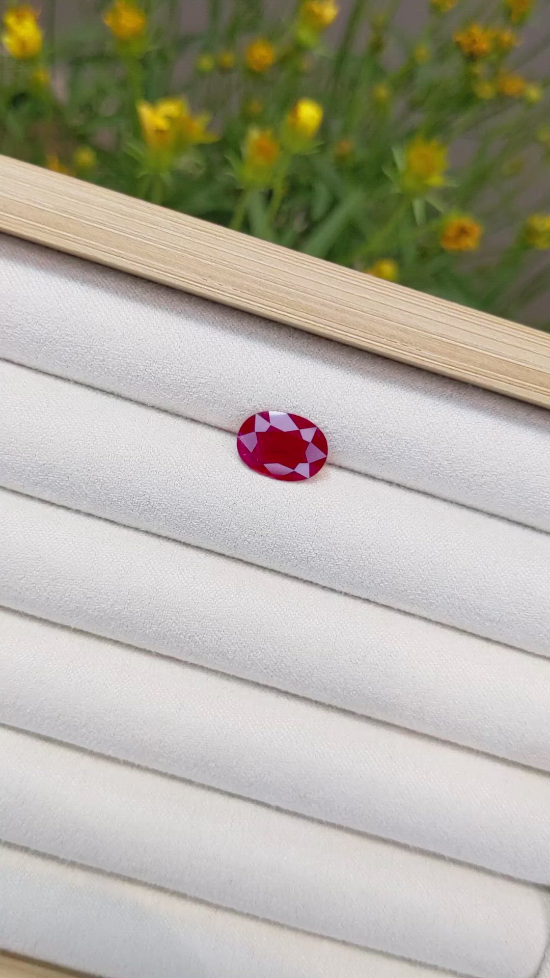 3.00 Ct. Ruby from Mozambique Size Video