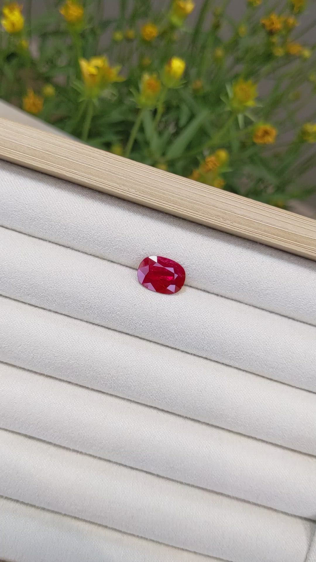 3.03 Ct. Ruby from Mozambique Size Video