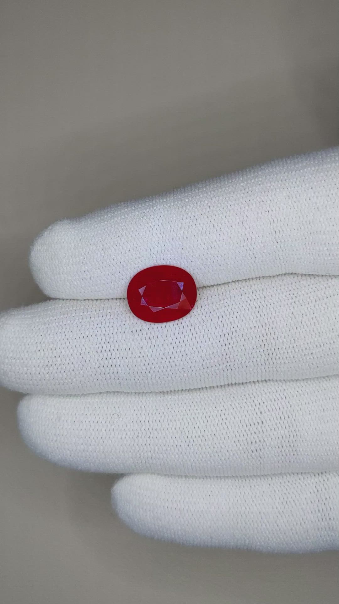 3.62 Ct. Ruby from Mozambique Size Video