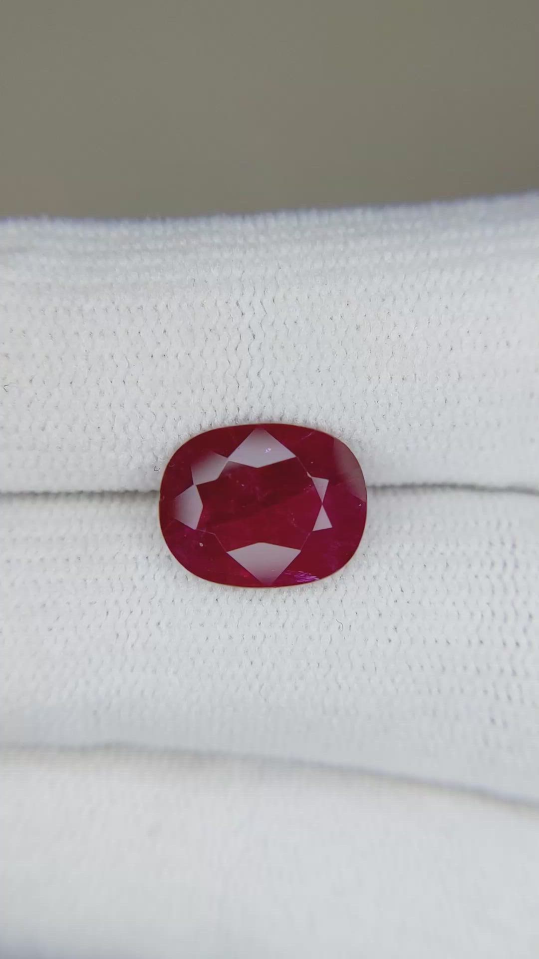 3.16 Ct. Ruby from Mozambique Size Video