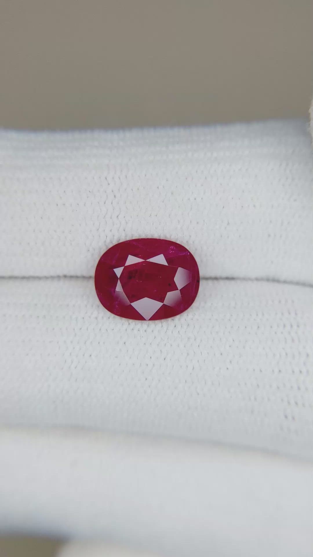 2.23 Ct. Ruby from Mozambique Size Video
