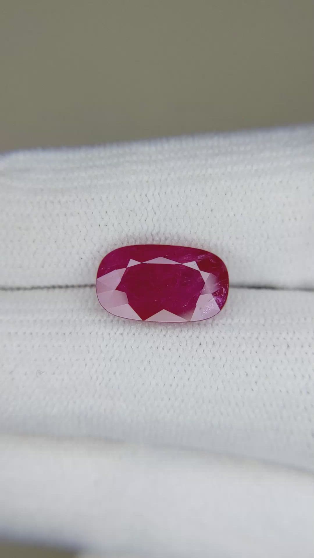 4.60 Ct. Ruby from Mozambique Size Video