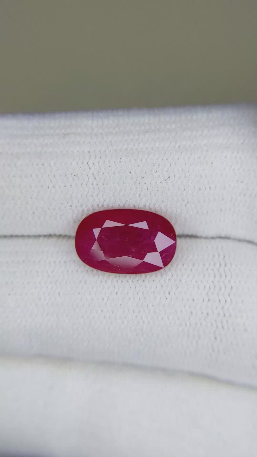 3.58 Ct. Ruby from Mozambique Size Video