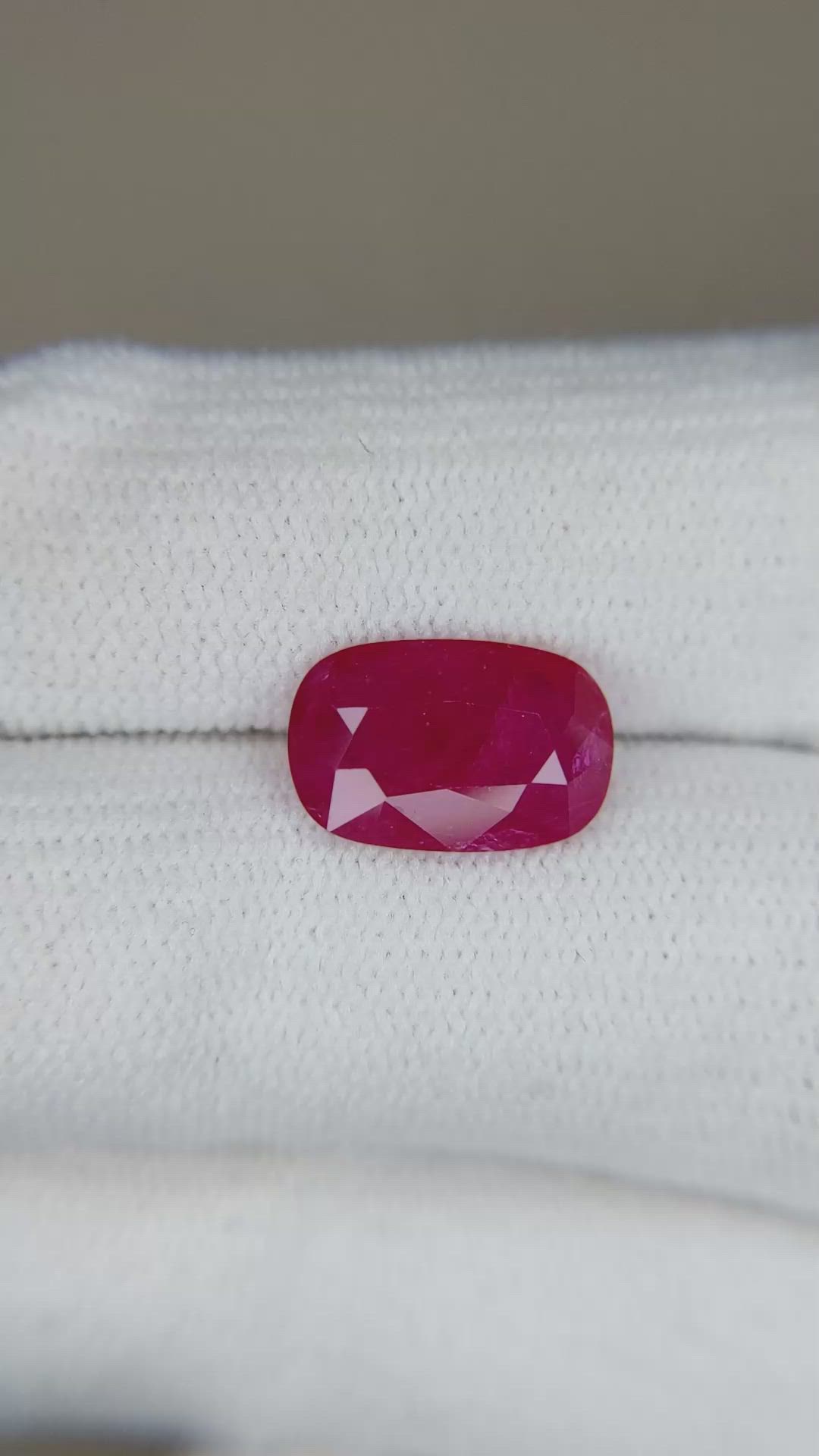 3.38 Ct. Ruby from Mozambique Size Video