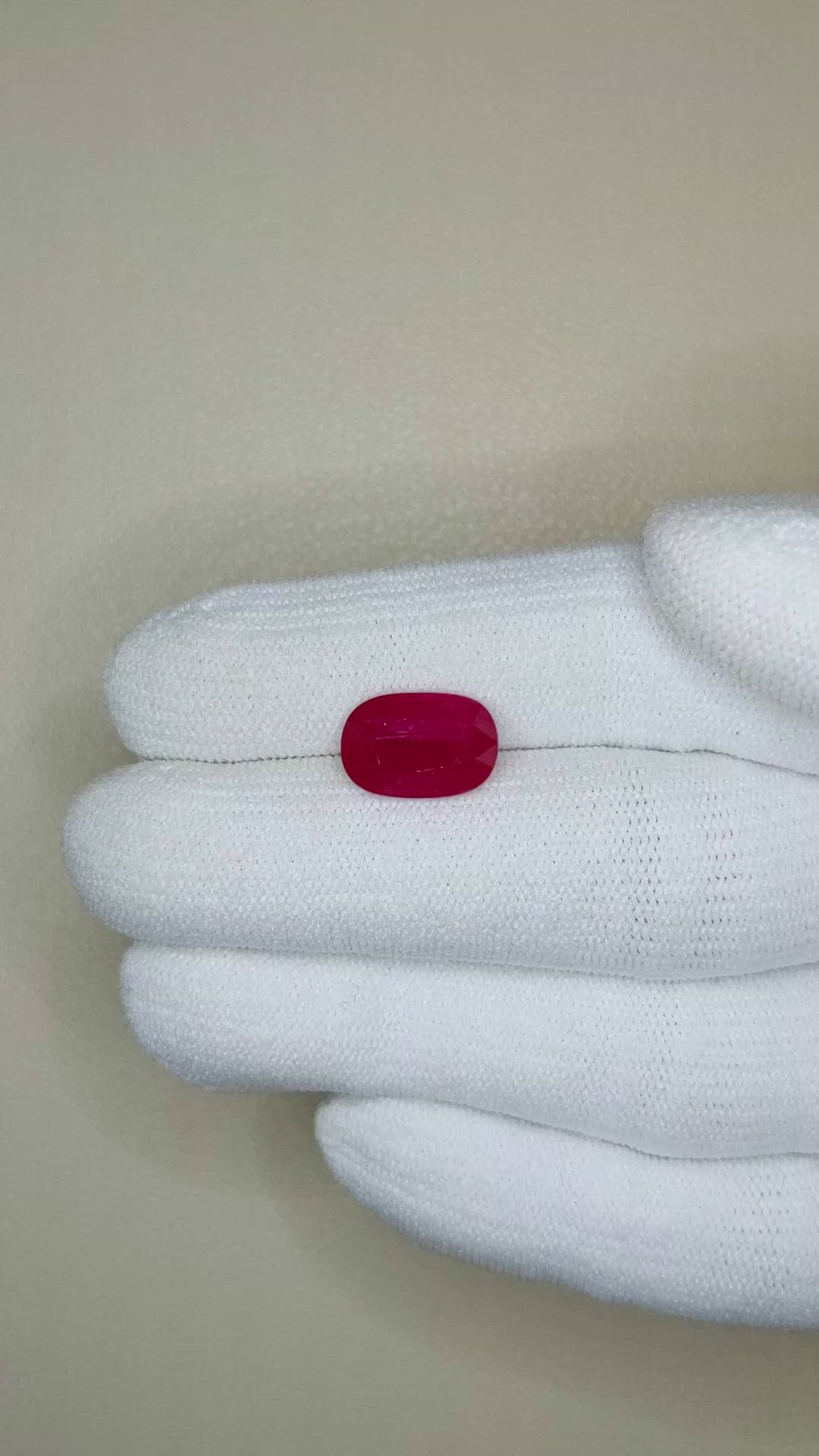3.97 Ct. Ruby from Mozambique Size Video