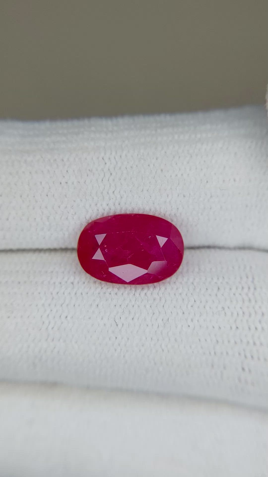 3.32 Ct. Ruby from Mozambique Size Video