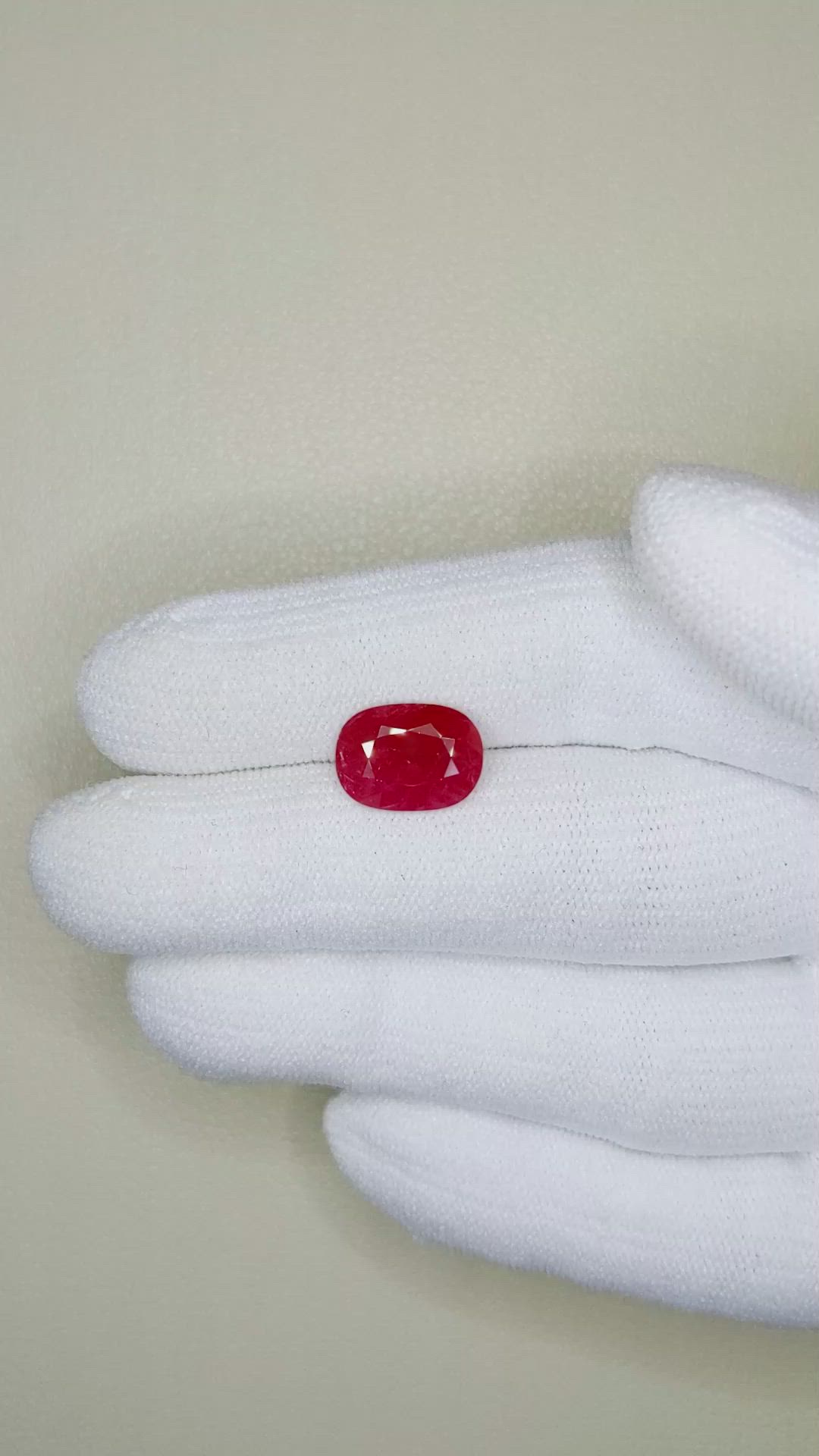 3.36 Ct. Ruby from Mozambique Size Video