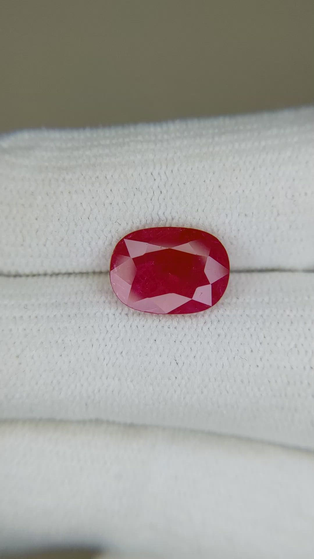 3.36 Ct. Ruby from Mozambique Size Video