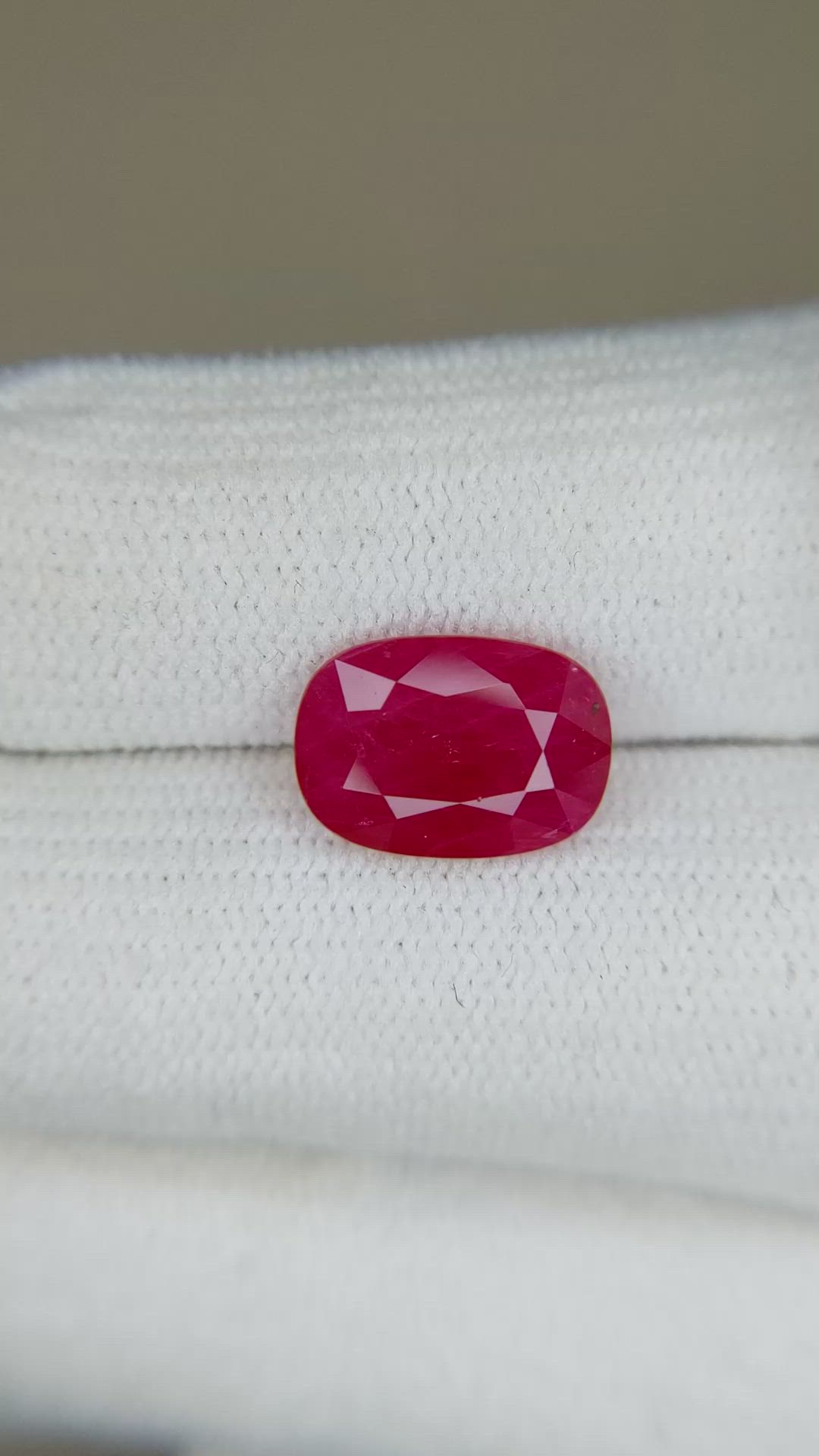 3.43 Ct. Ruby from Mozambique Size Video