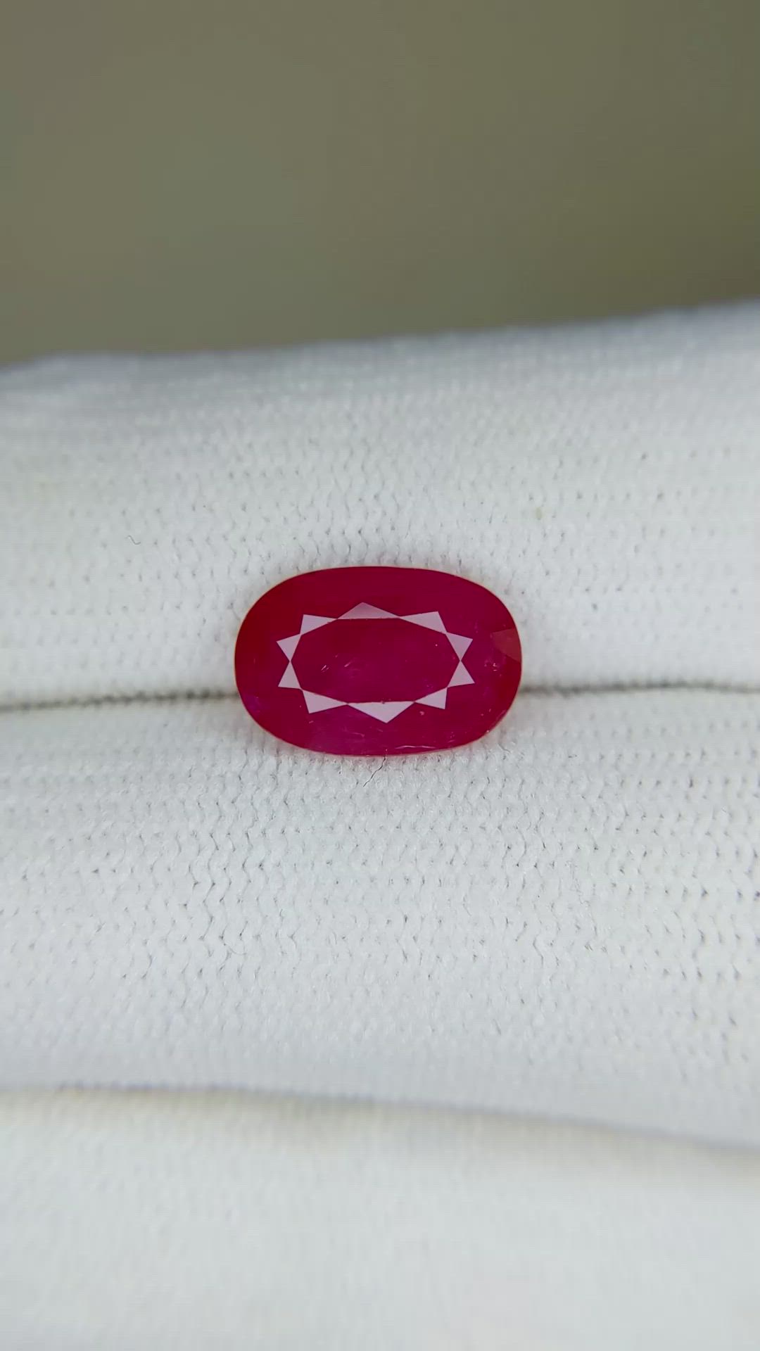 2.92 Ct. Ruby from Mozambique Size Video