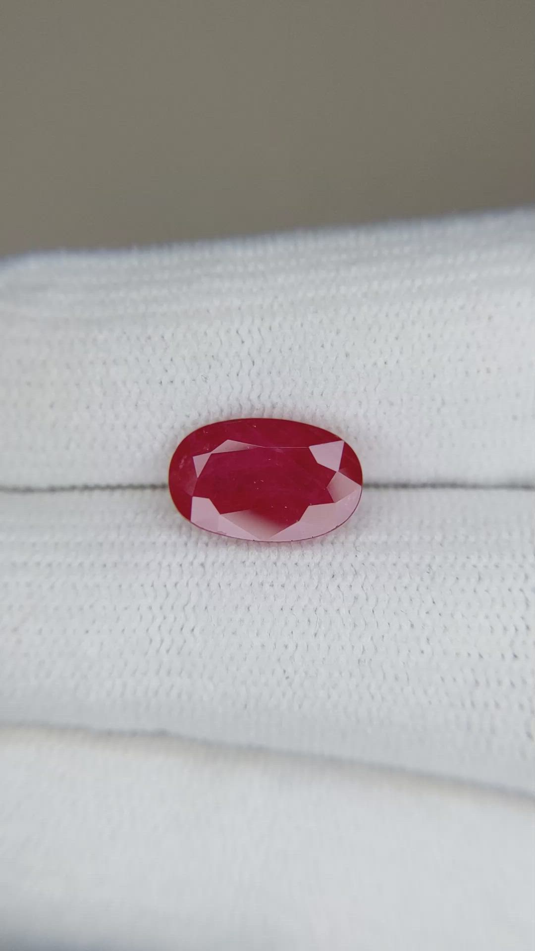 2.73 Ct. Ruby from Mozambique Size Video