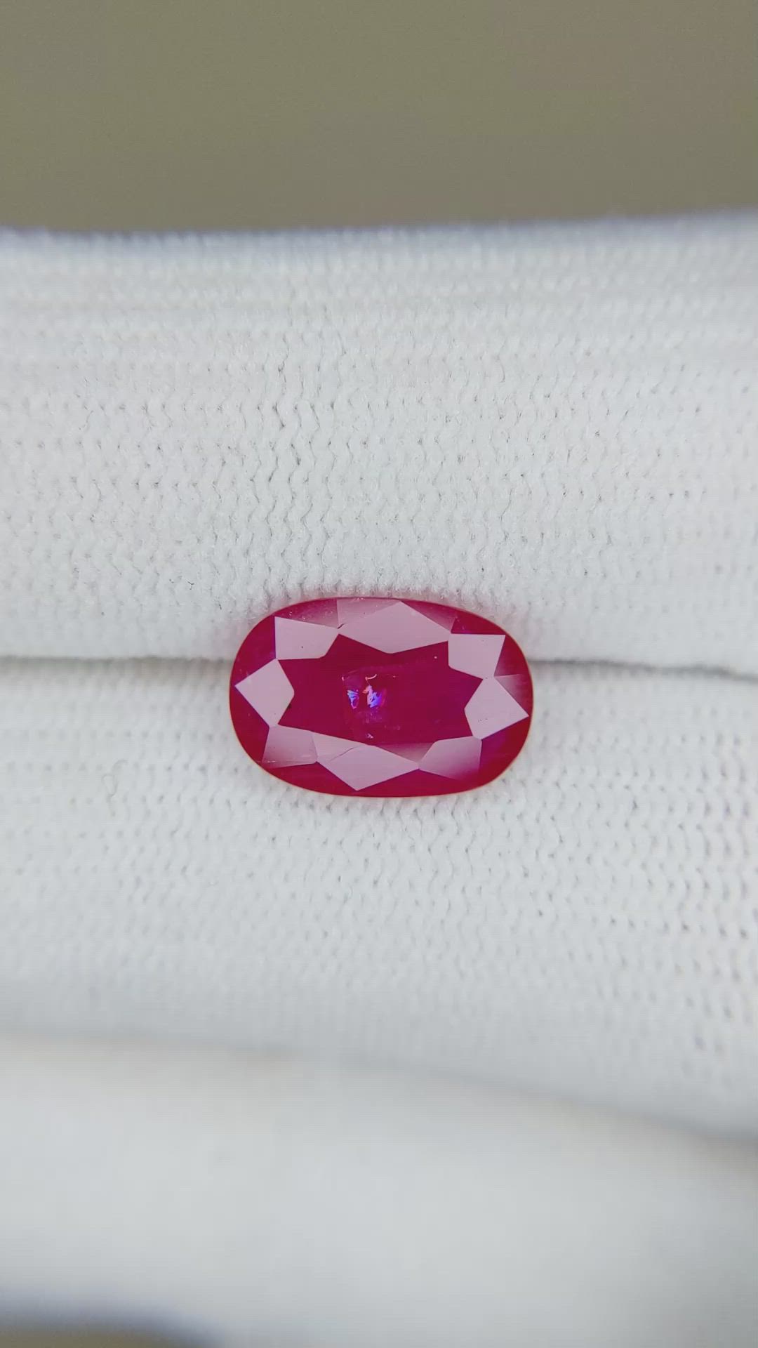 2.63 Ct. Ruby from Mozambique Size Video