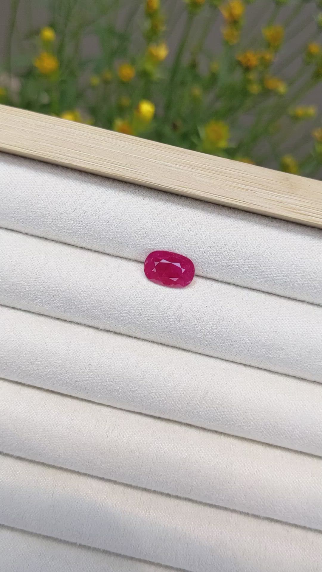 2.80 Ct. Ruby from Mozambique Size Video