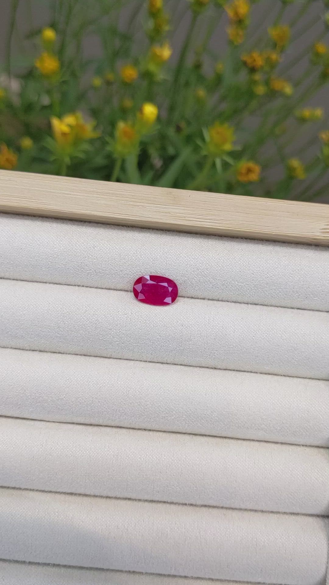2.15 Ct. Ruby from Mozambique Size Video