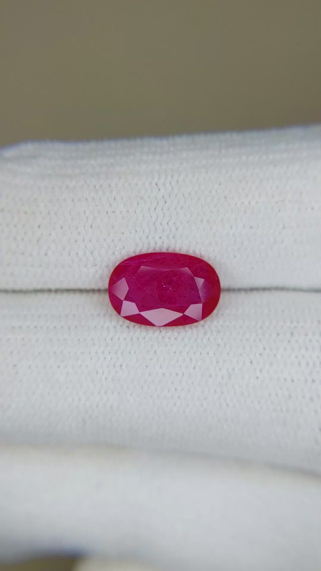 2.15 Ct. Ruby from Mozambique Size Video