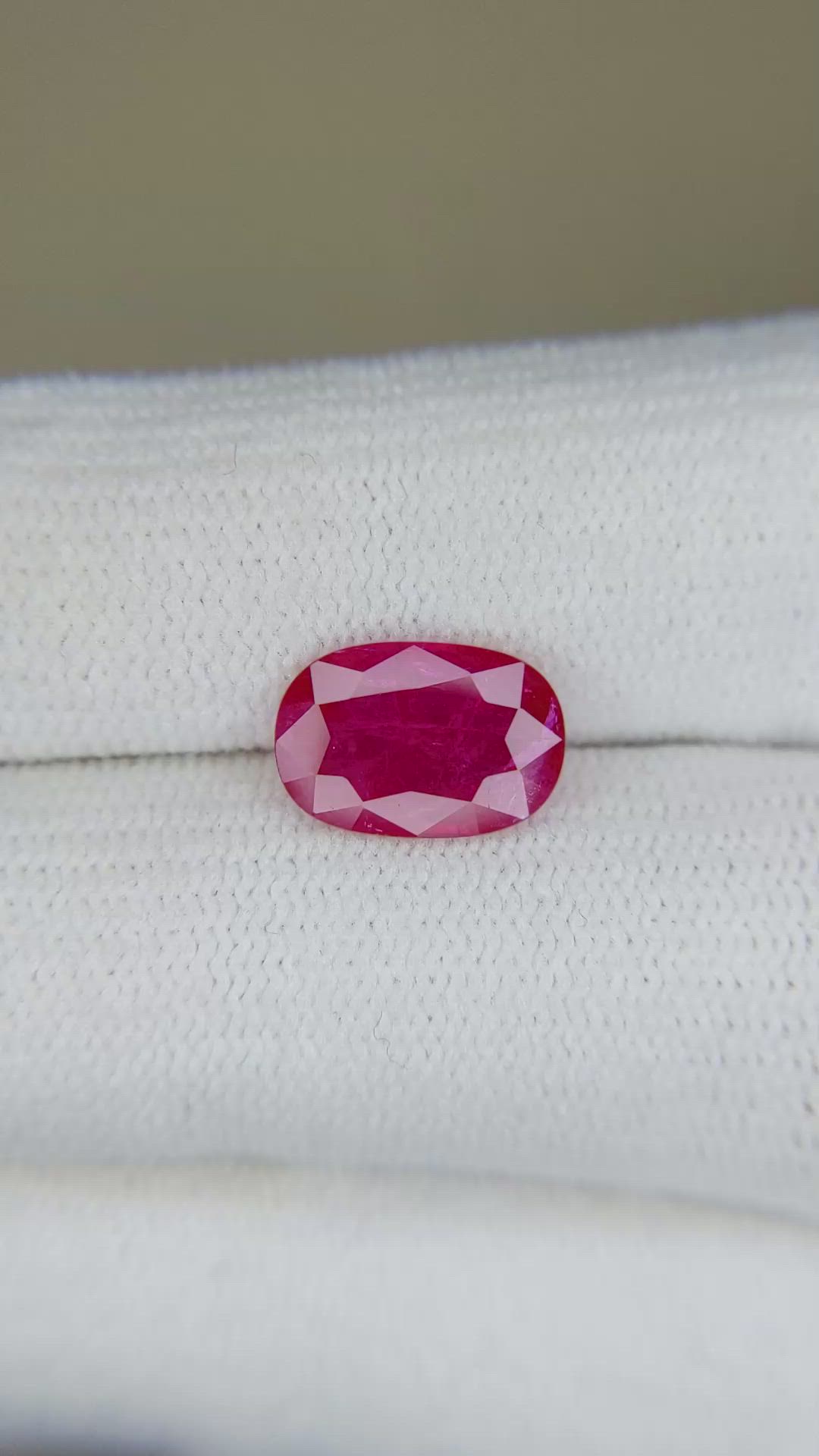 2.30 Ct. Ruby from Mozambique Size Video