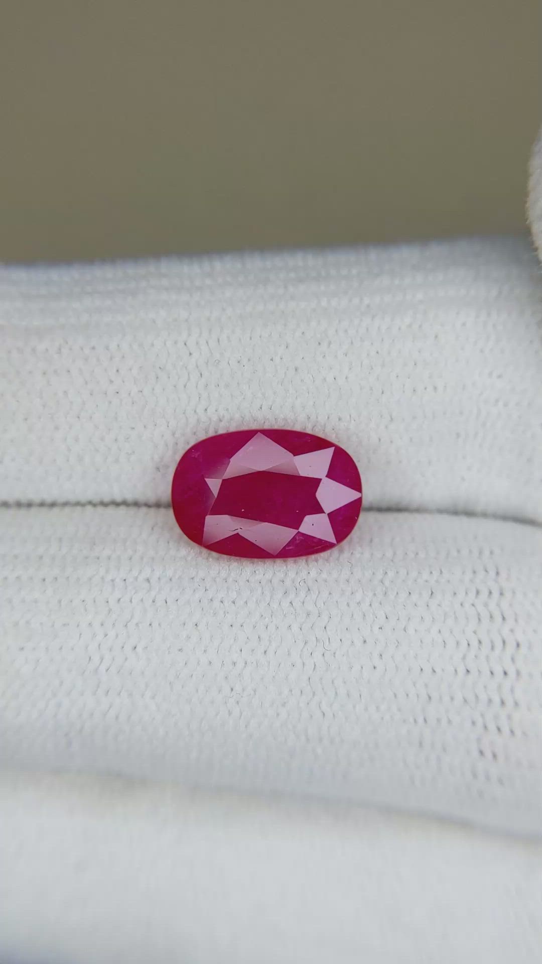 2.63 Ct. Ruby from Mozambique Size Video