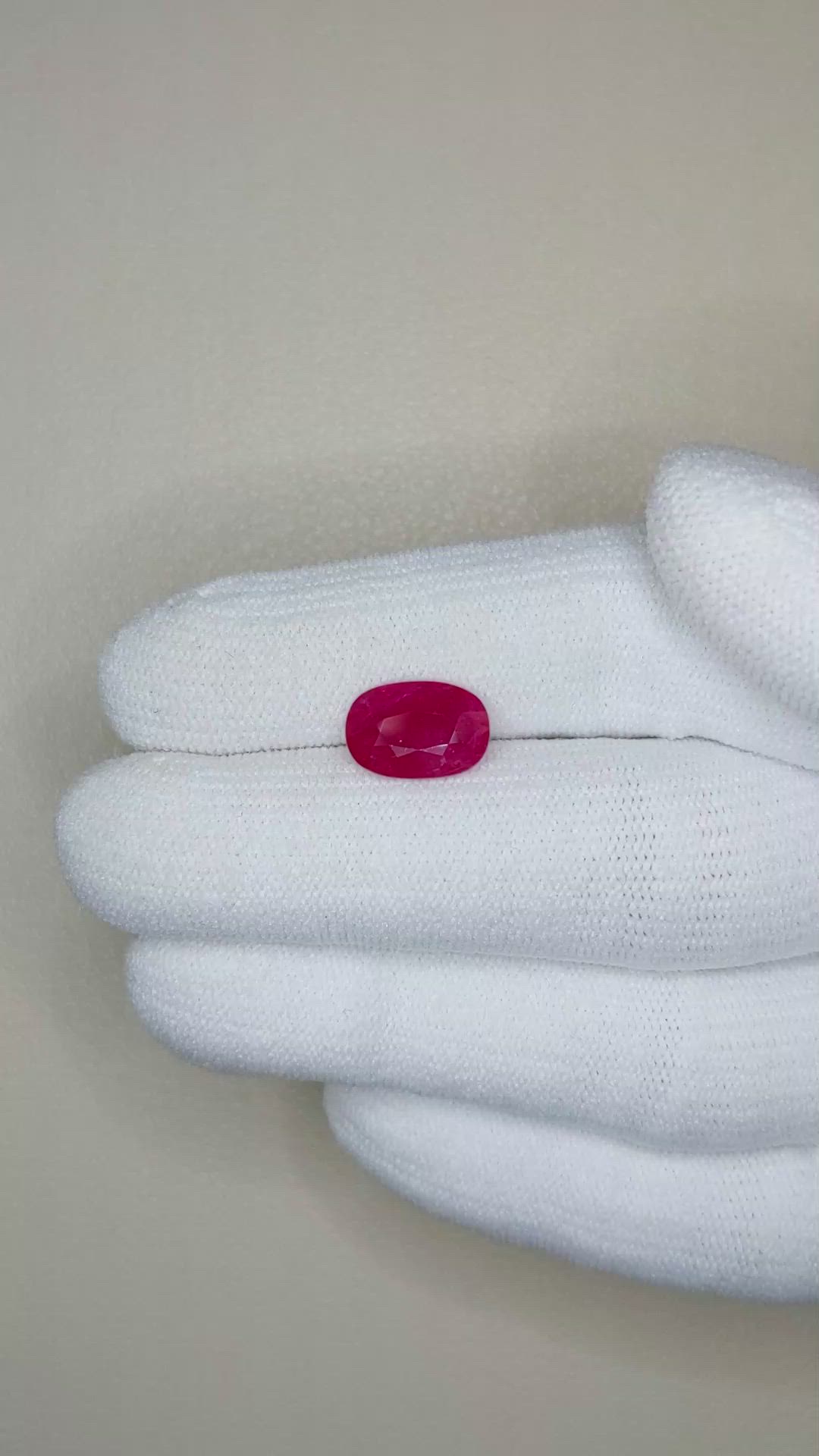 2.63 Ct. Ruby from Mozambique Size Video