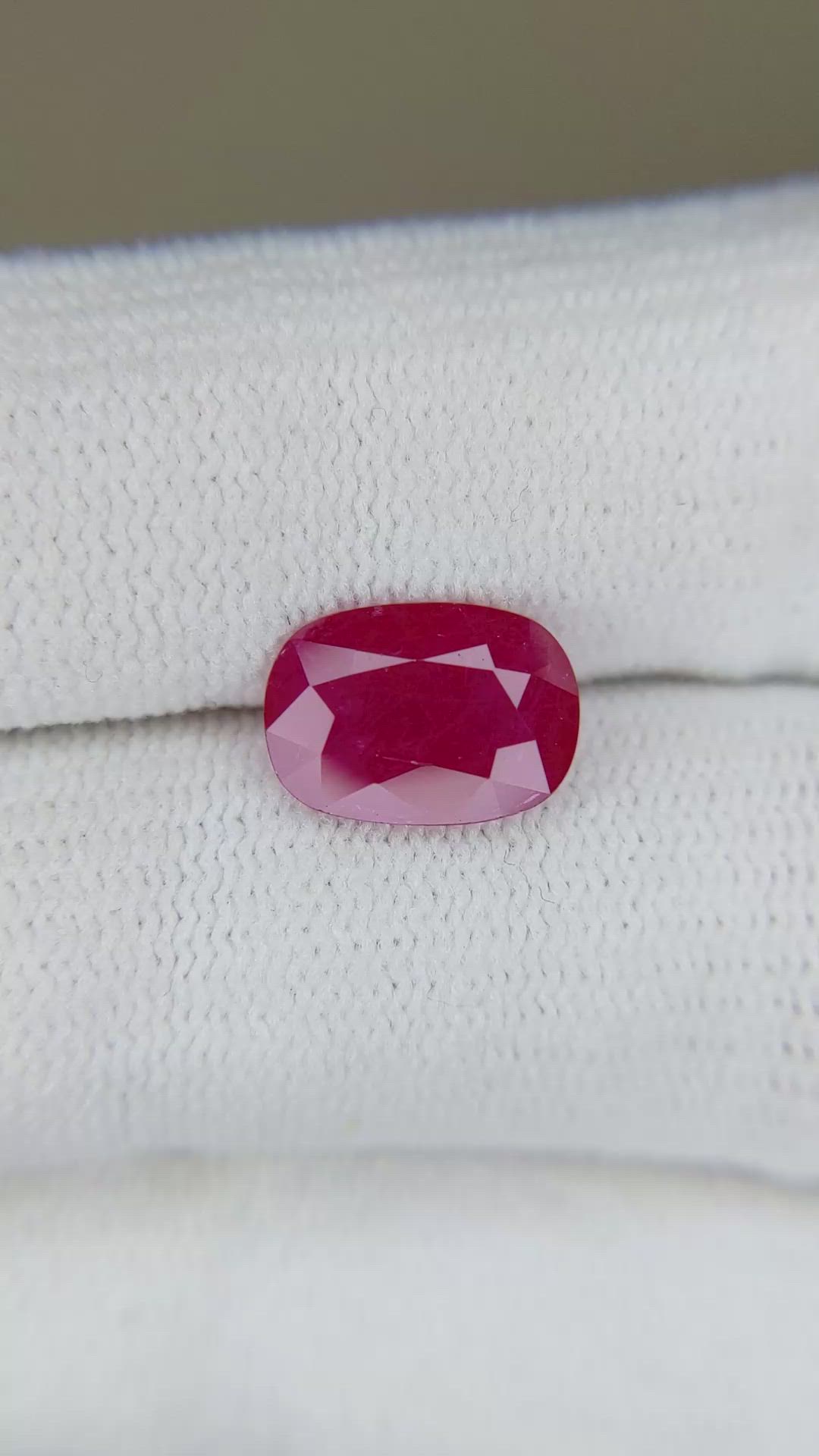 2.27 Ct. Ruby from Mozambique Size Video