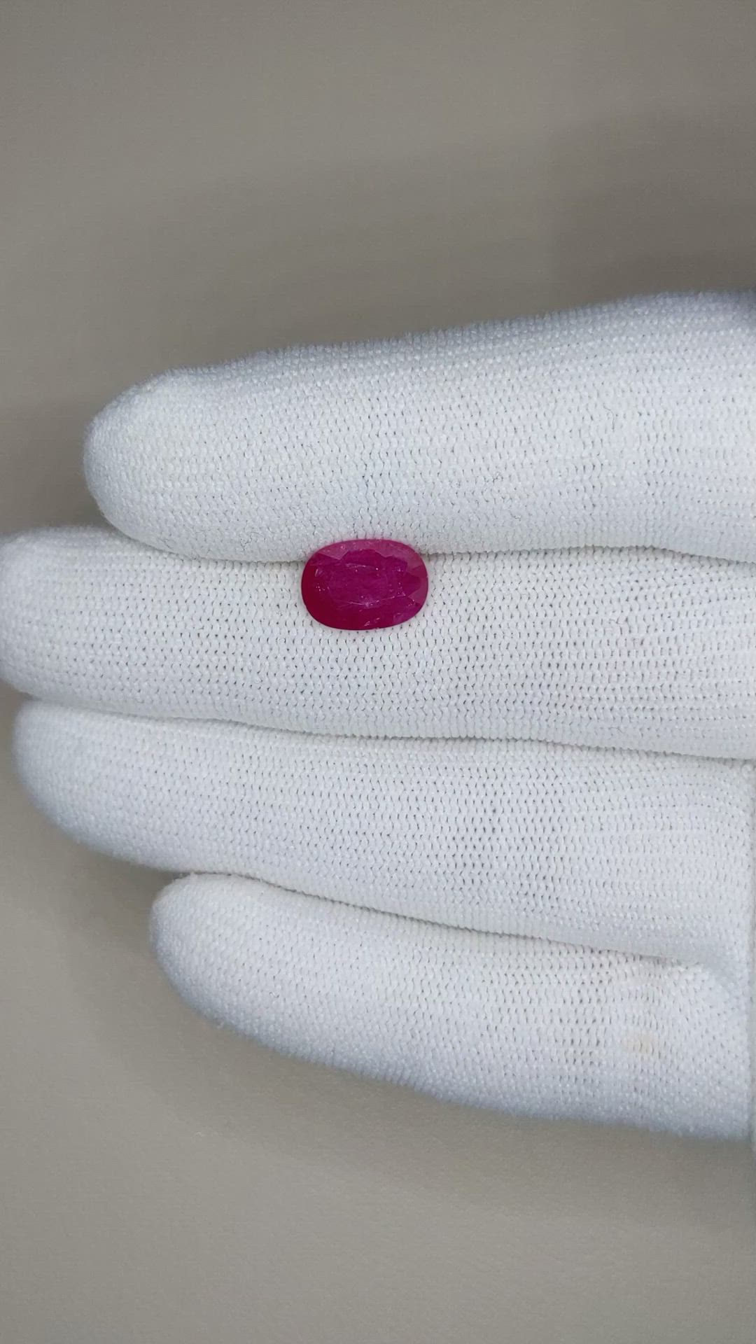 2.30 Ct. Ruby from Mozambique Size Video