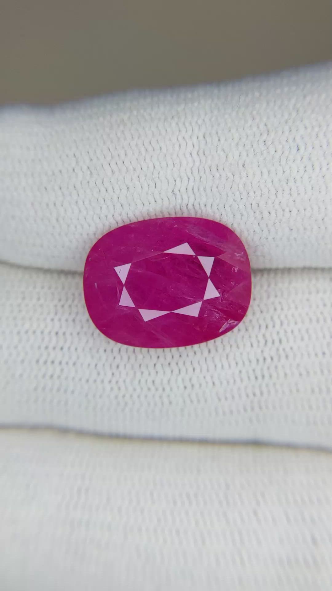 10.06 Ct. Ruby from Mozambique Size Video