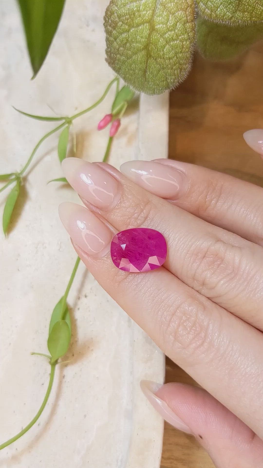 10.06 Ct. Ruby from Mozambique Size Video