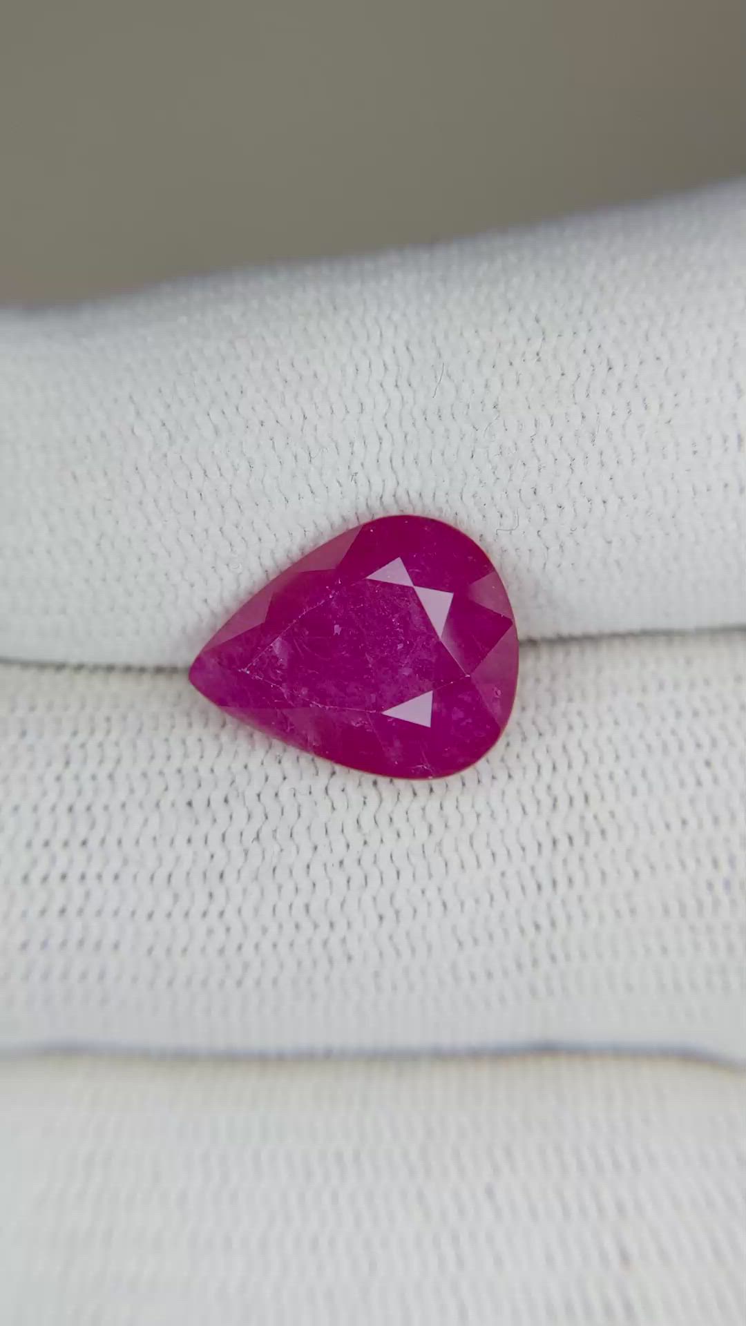 5.96 Ct. Ruby from Mozambique Size Video